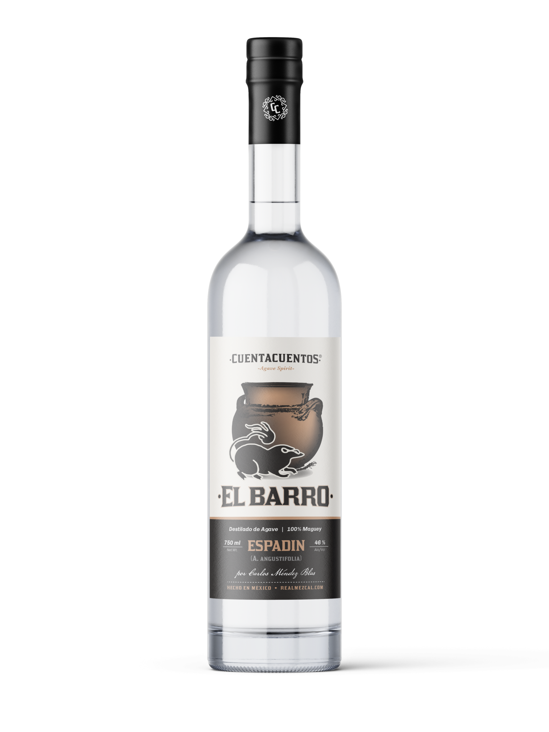 El Barro mezcal bottle